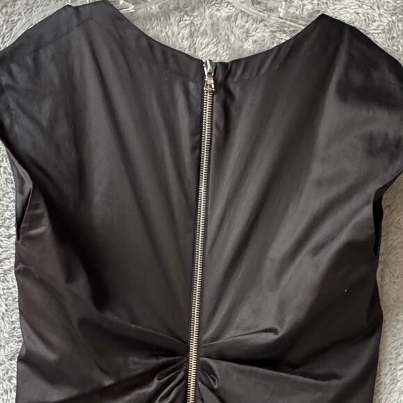 Robert Rodriguez LBD Holidy Party Embellished Dress Women Size 4 Black Silver - Picture 10 of 16